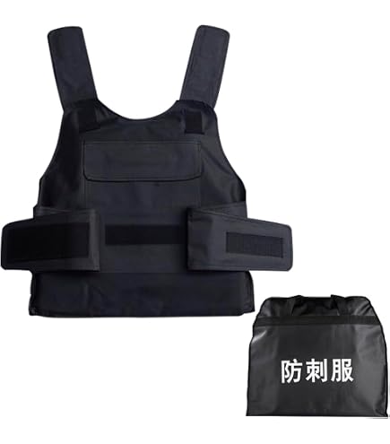 Amazon.co.jp: Warayumi 防刃ベスト 防刃チョッキ 前面 後面 フル